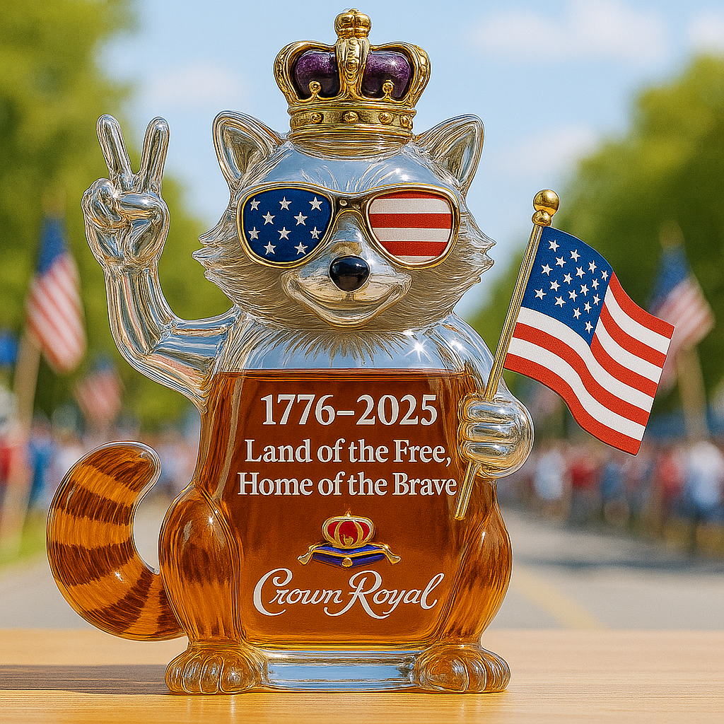 Liberty Raccoon Whiskey Bottle