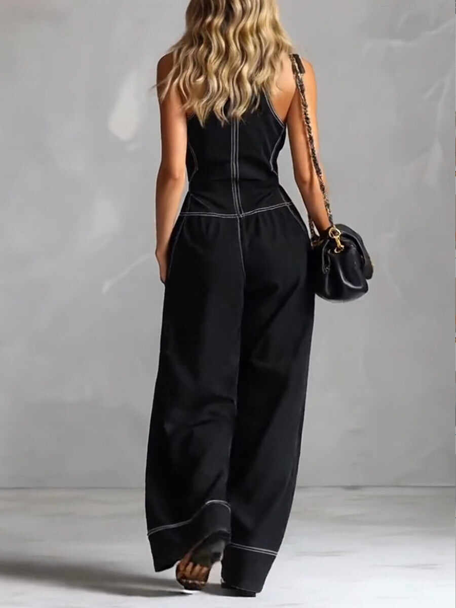 🔥Summer Arrivals🌟🔥 Casual Zippered Cotton Jumpsuit — The Ultimate Everyday Must-Have