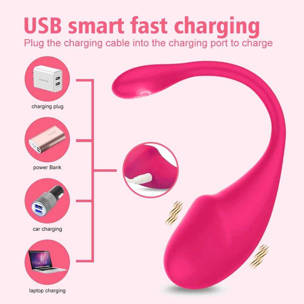 Wireless Bluetooth G-Spot Vibrator – App-Controlled Wearable Clit Egg for Panty Play