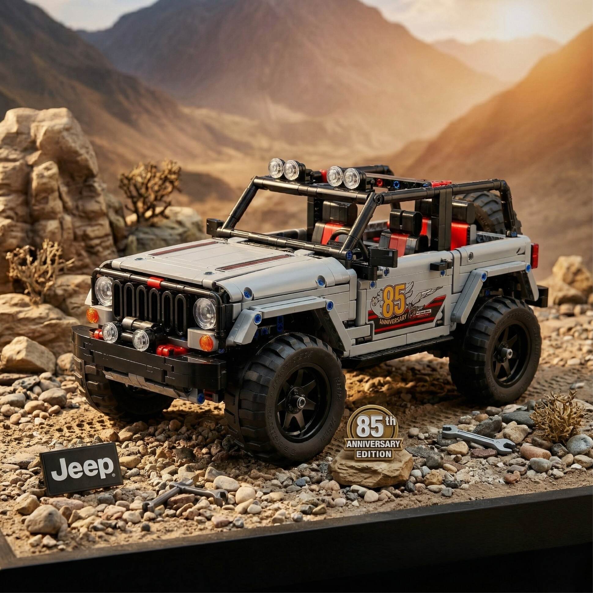 🚙 Brick Jeep 85th Anniversary Off-Road Edition
