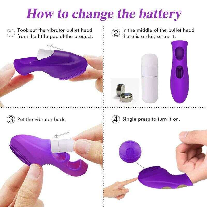 Finger Vibrator for G-Spot, Clitoral, & Vaginal Stimulation | Orgasm Massager & Masturbator | Lesbian Toy