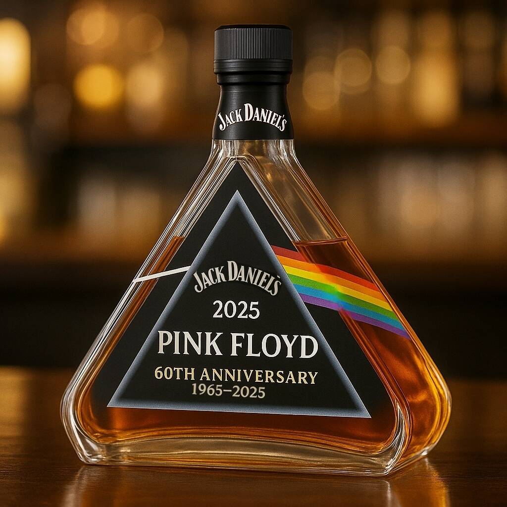 Pink Floyd’s 60th DSOTM Whiskey Bottle