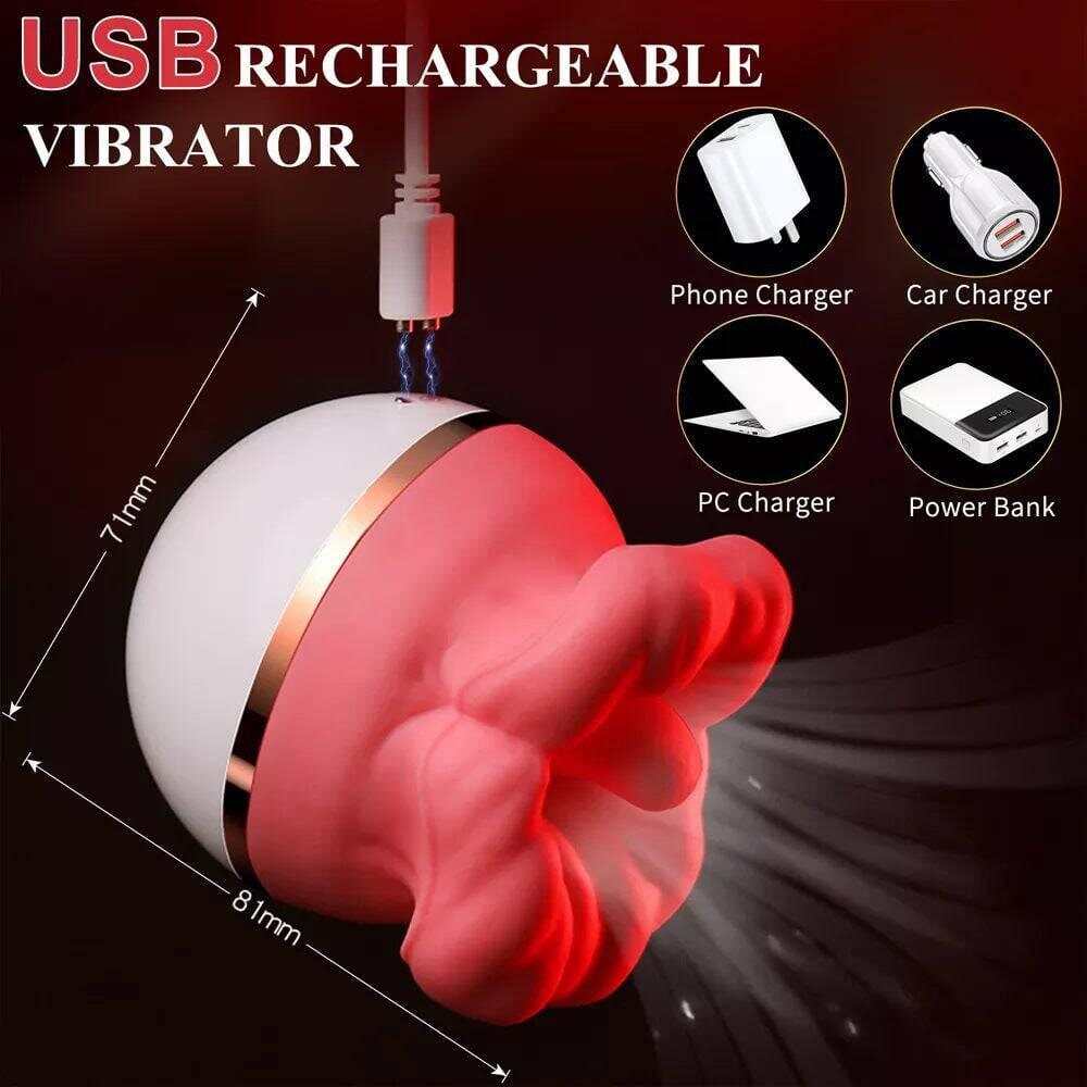 Automatic Tongue Sucking Clitoral Vibrator