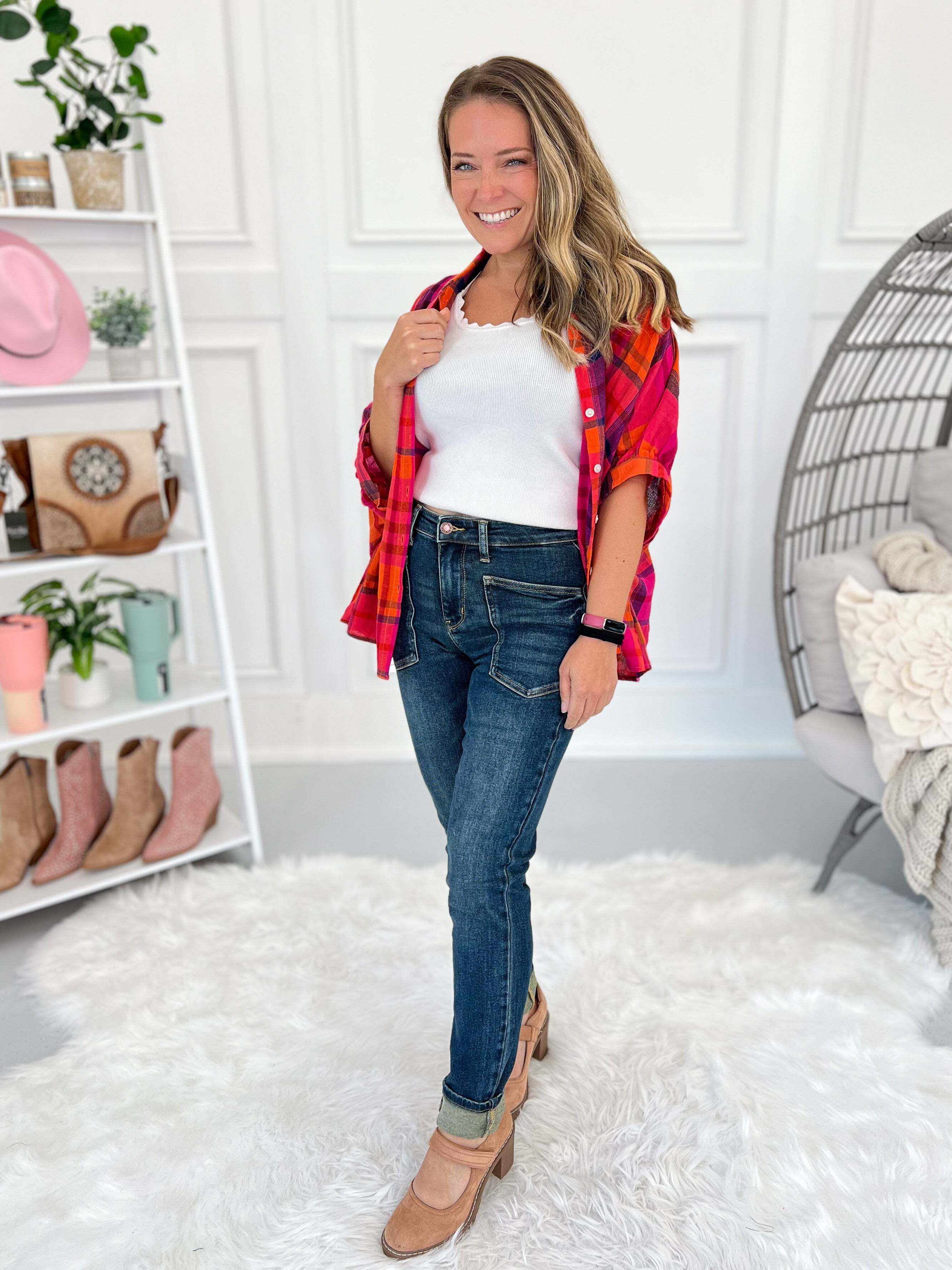 Christmas - Classic Relaxed Fit Denim Jeans- Final Sale