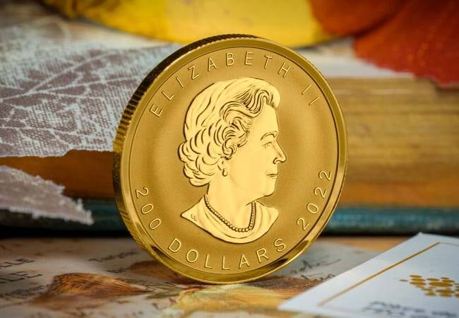 2022 Canada 1 oz. Pure Gold Coin – Ultra-High Relief Gold Maple Leaf