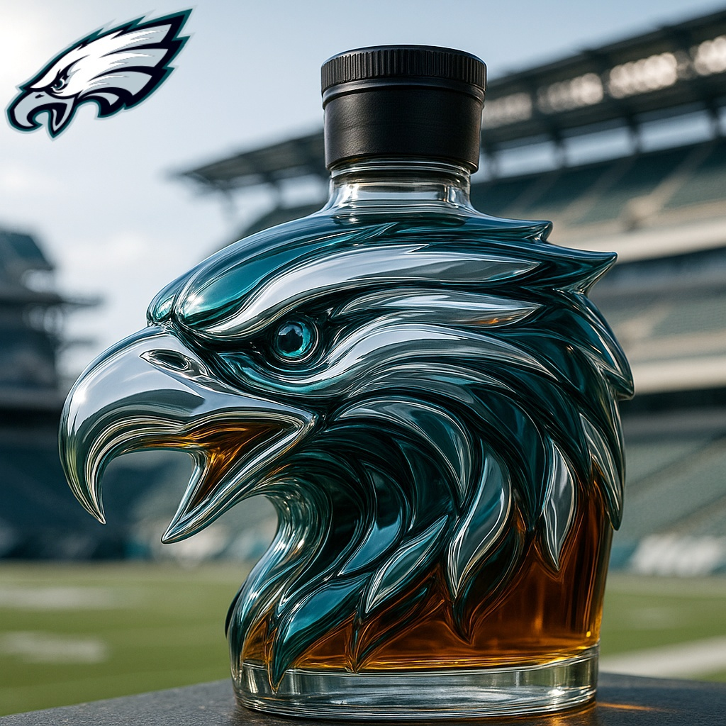 Philadelphia Eagles Limited Edition Whisky Bottle