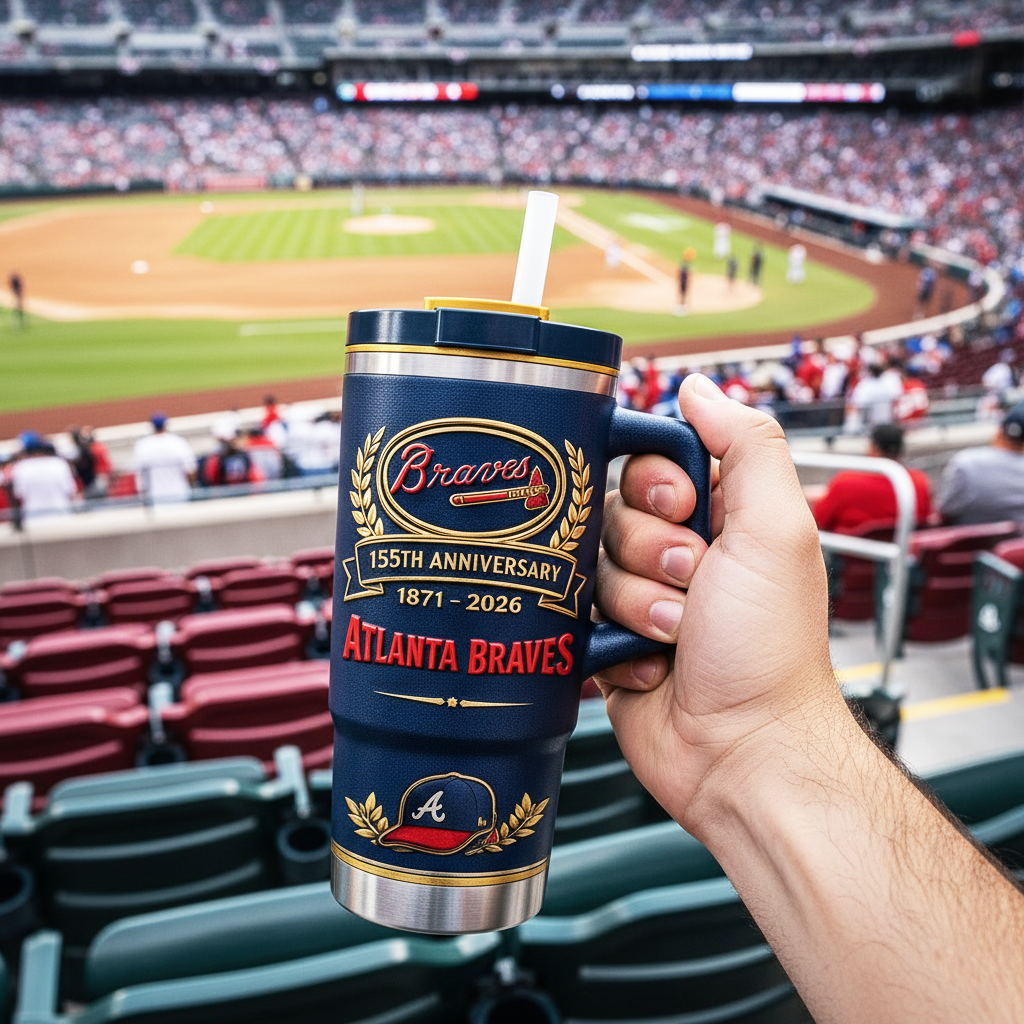 Braves 155th Anniversary Commemorative Tumbler
