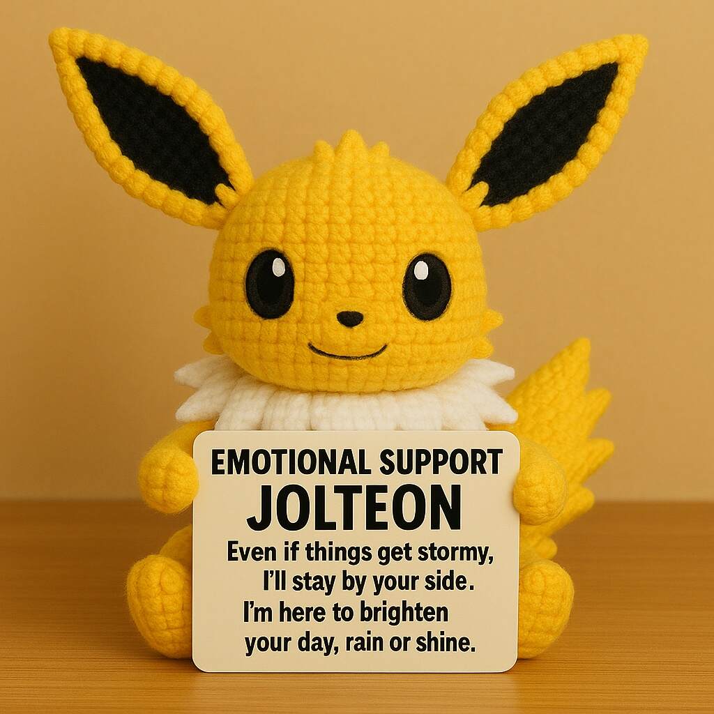 Eevee Hand-Crocheted Emotional Support