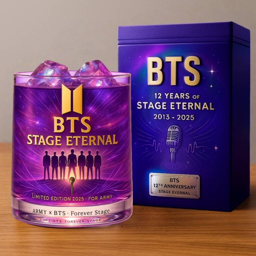 BTS Stage Eternal Whiskey Glass – 12th Anniversary Edition