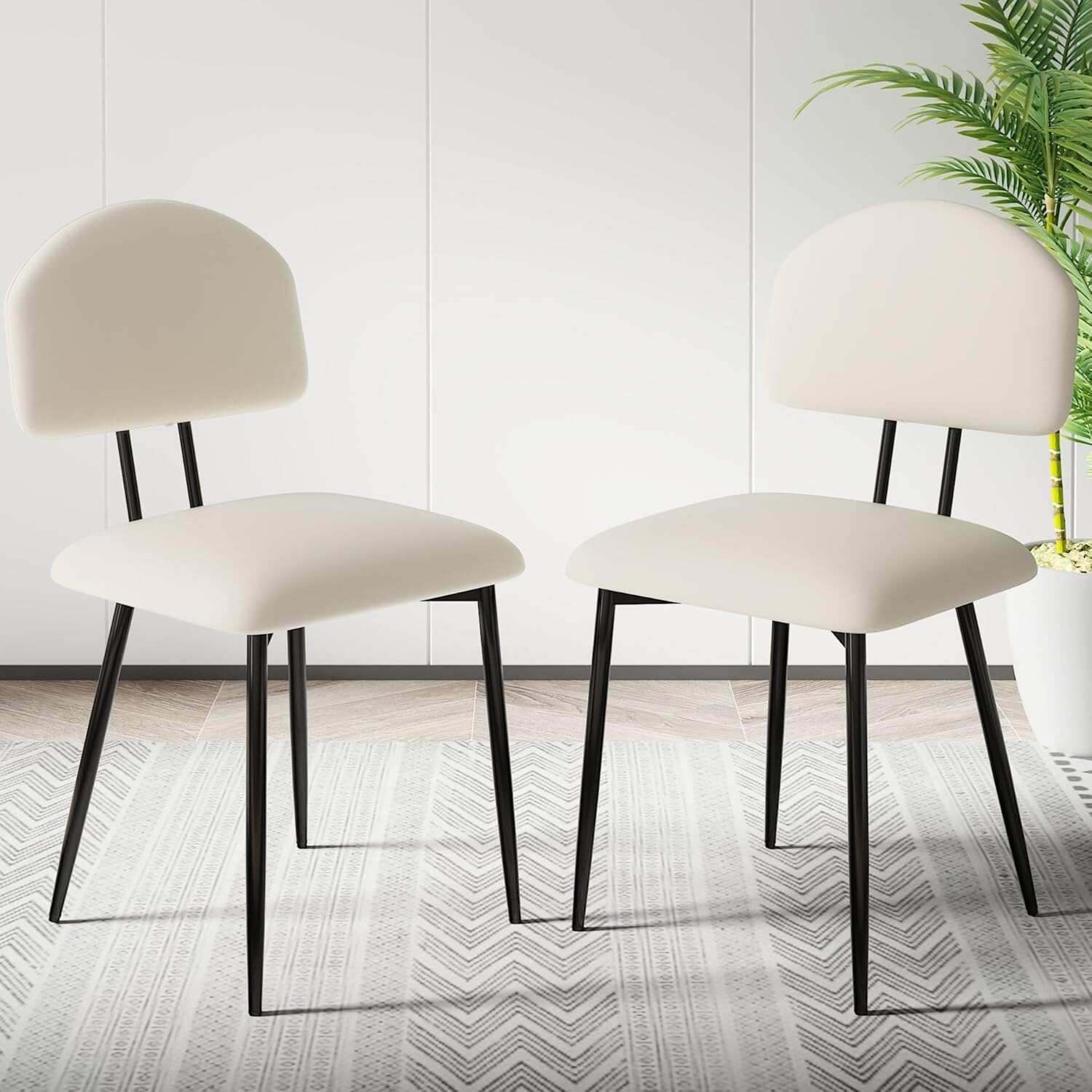 VECELO Dining Chairs Set of 2