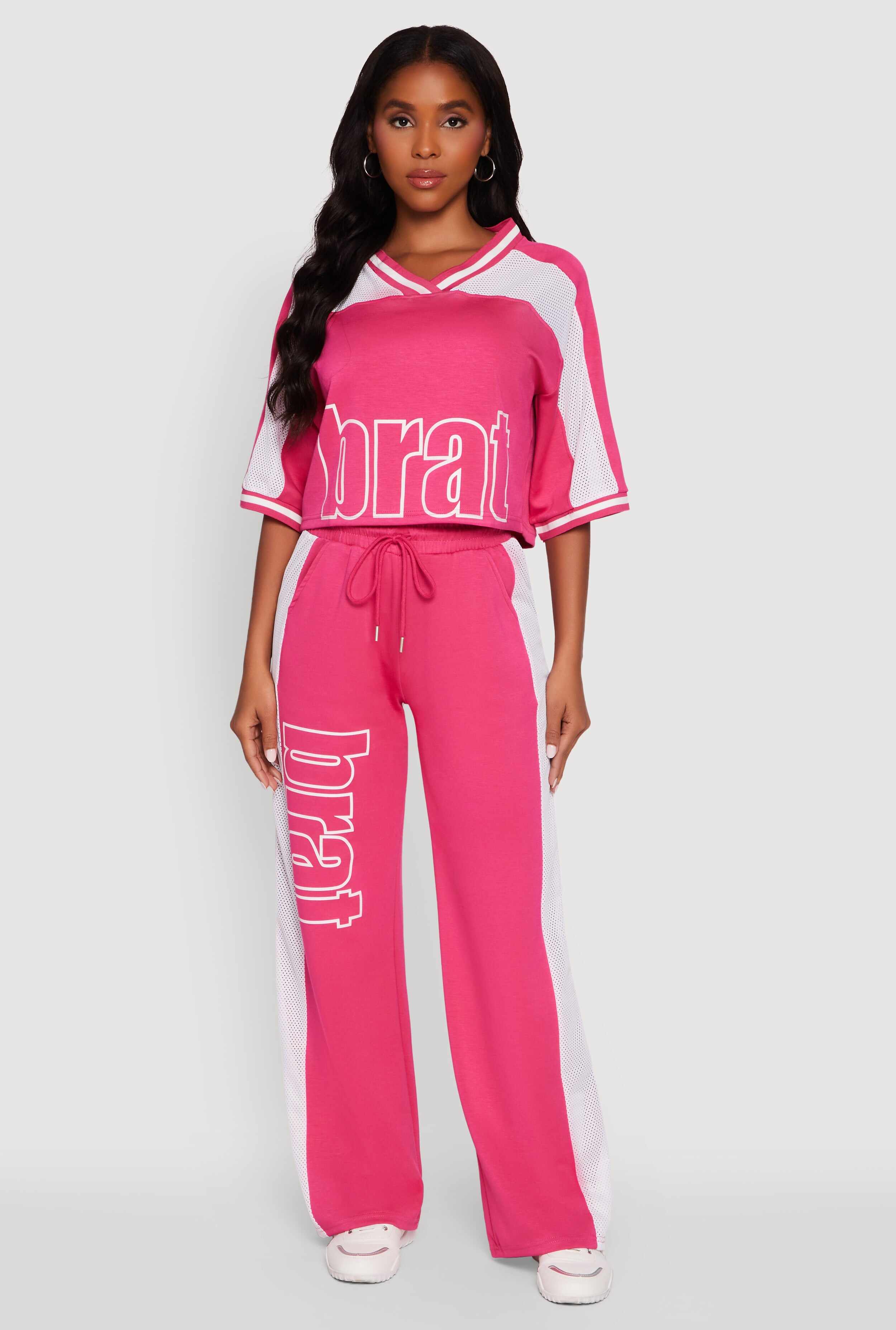 Brat Graphic Jersey Top