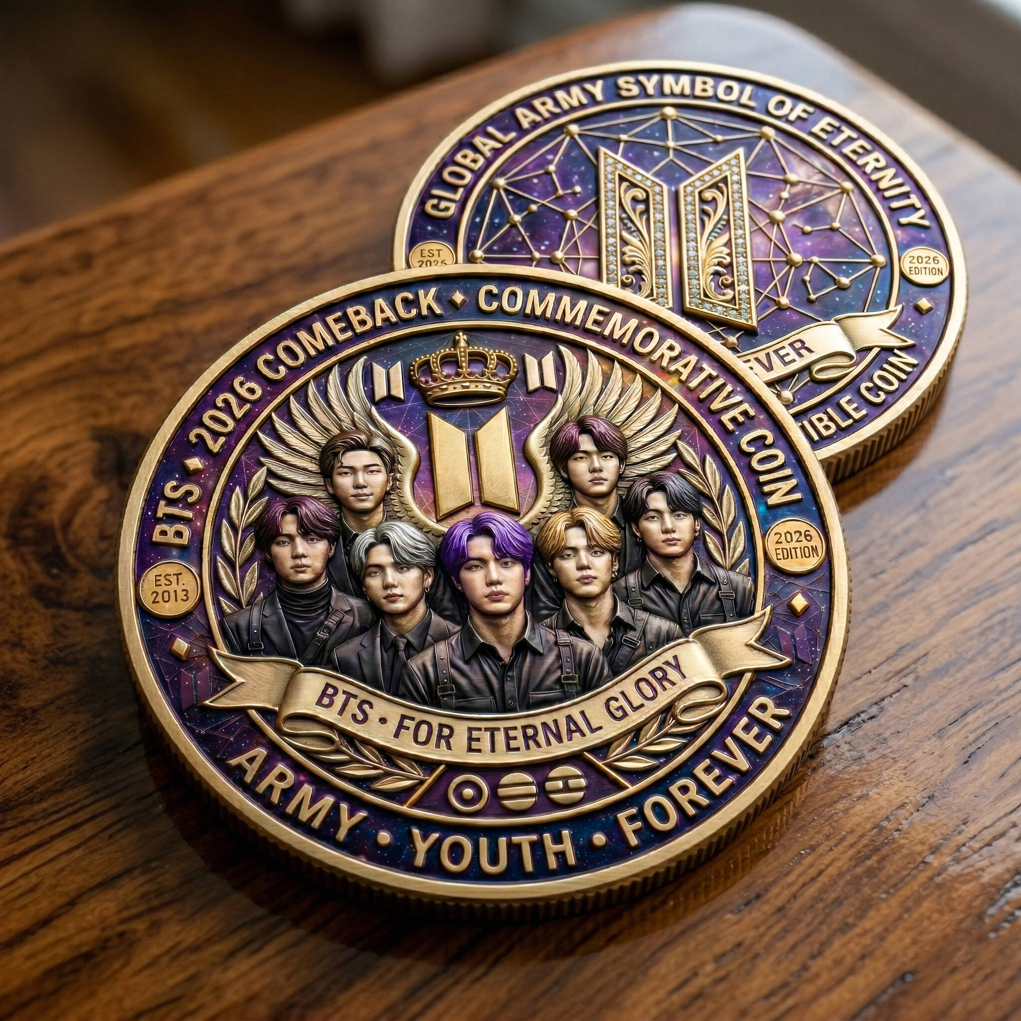 BTS 2026 Comeback Commemorative Coin Set