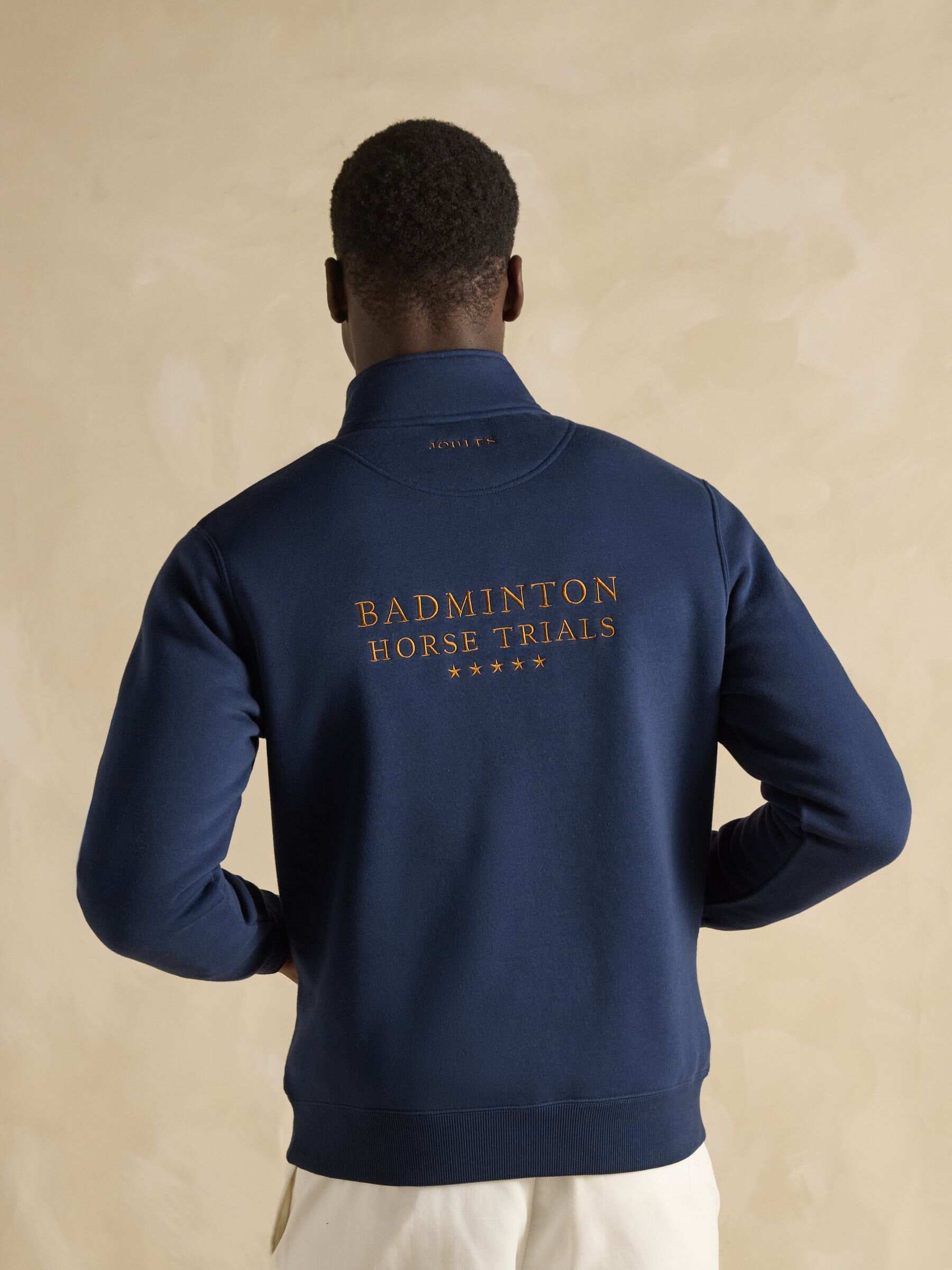 Official Badminton Navy Quarter Zip Sweatshirt
