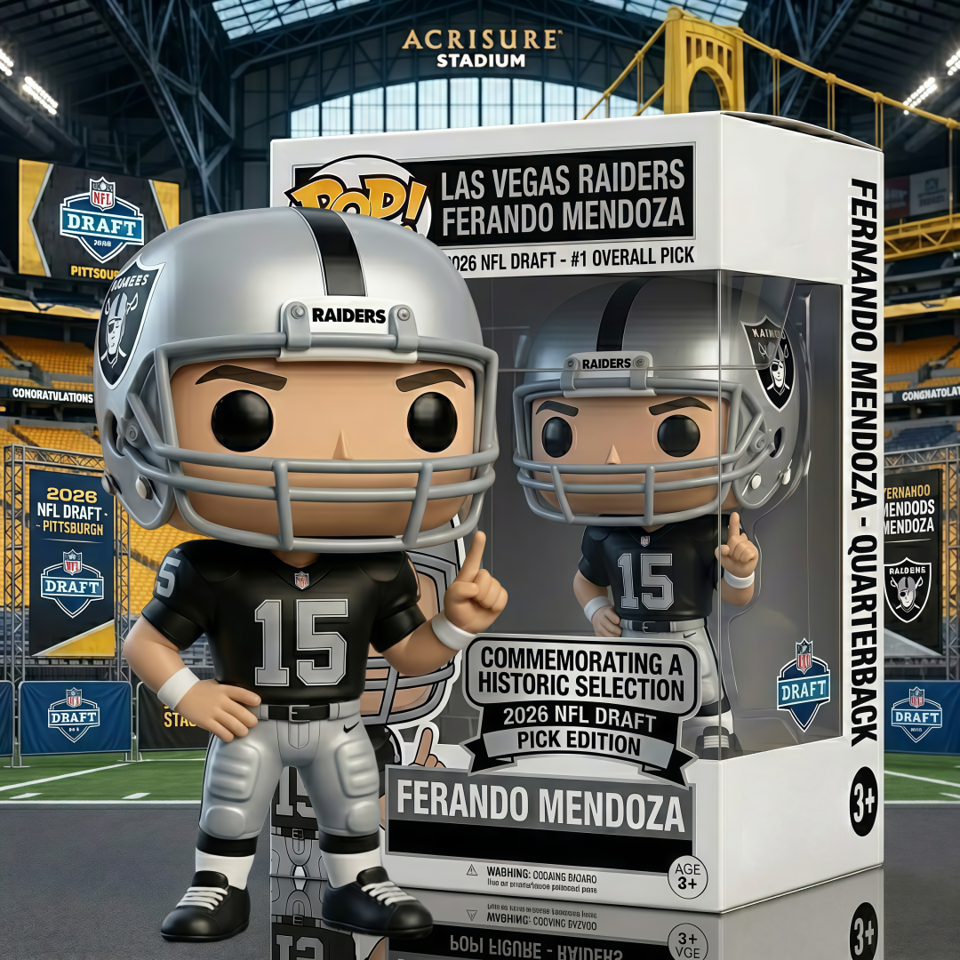2026 Fernando Mendoza Las Vegas Raiders NFL Draft #1 Pick Pop!