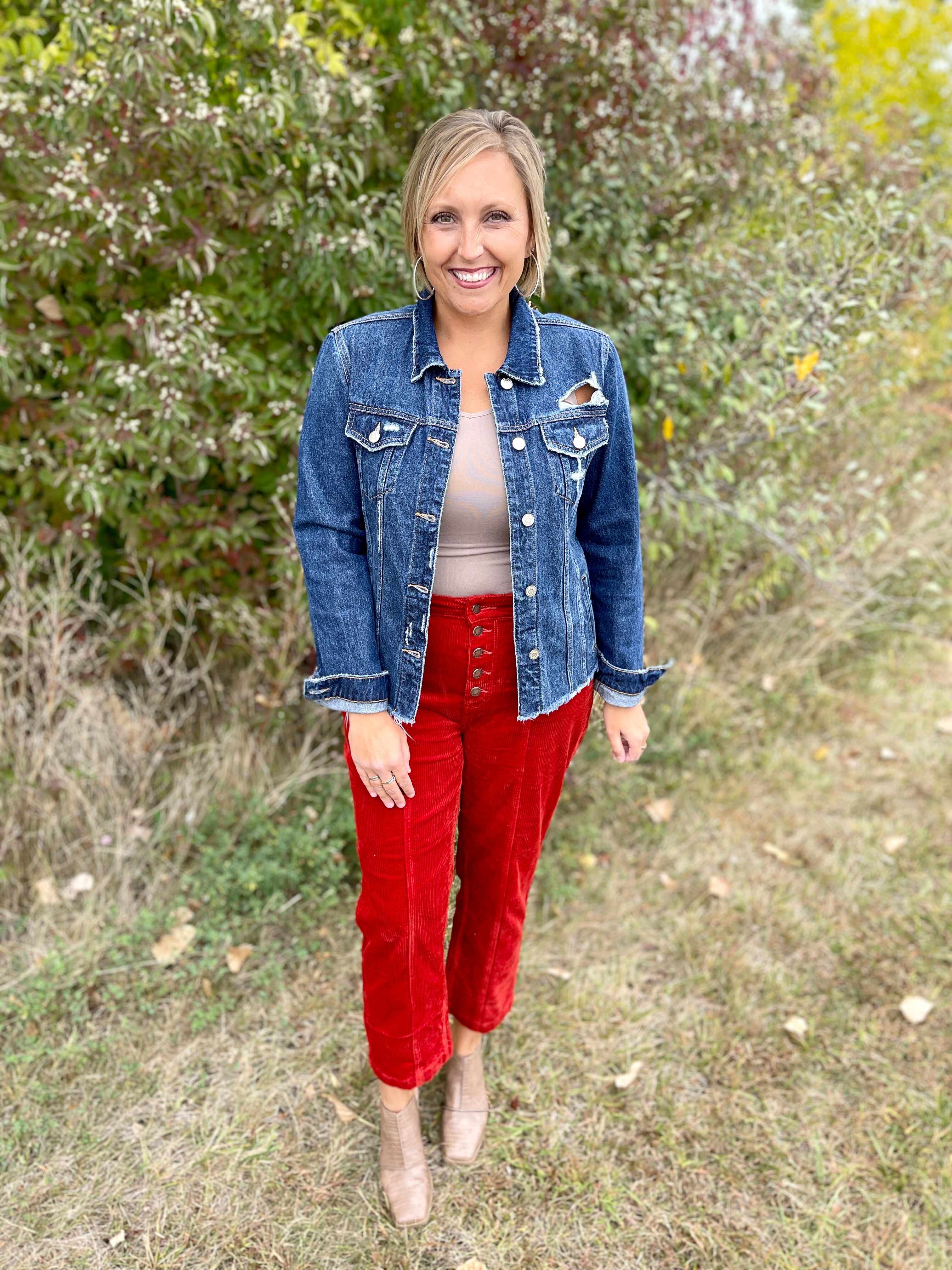 Plus/Reg Spice Up Your Life Corduroy Pants