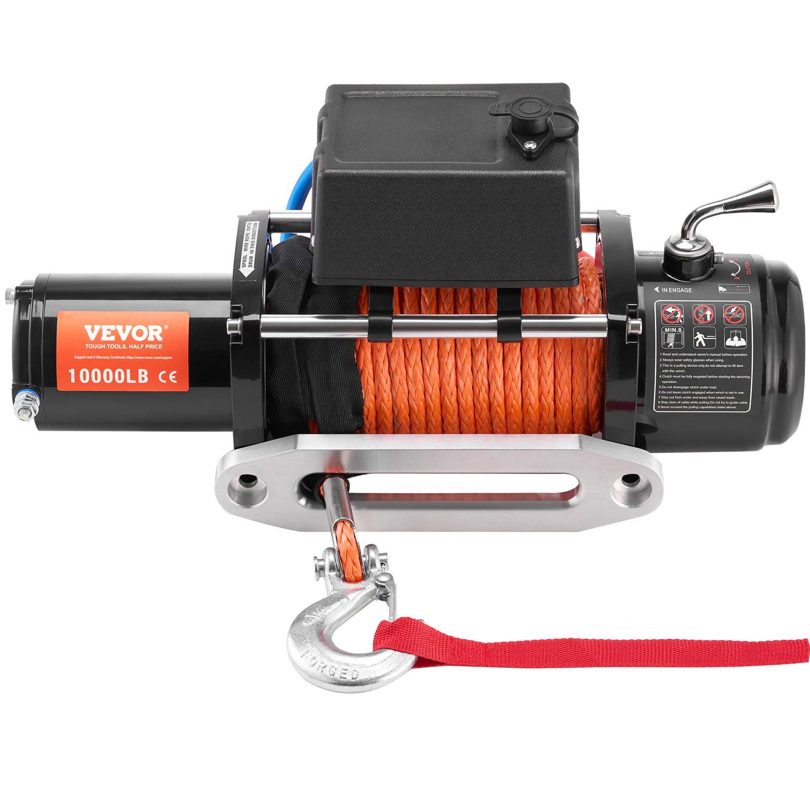 Electric Winch, 18,000 lb, 12V DC Truck Winch with Φ7/16 in x 85 ft Steel Cable Roller Fairlead Wireless & Wired Remote Control, IP55 Waterproof for Towing Off-Road SUV Jeep Truck Trailer Boat