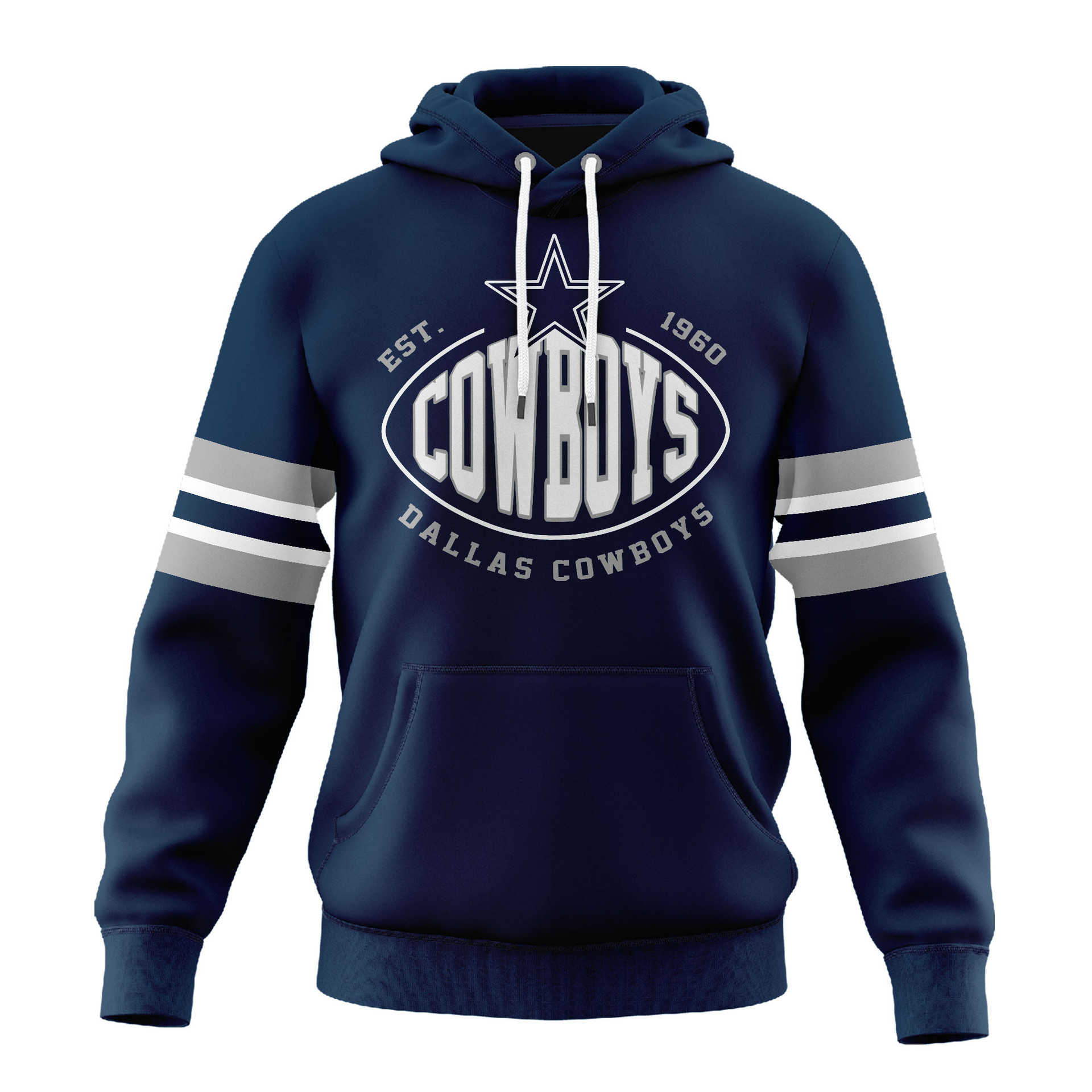 Dallas Cowboys | Premium NFL Hanukkah Day Hoodie NY