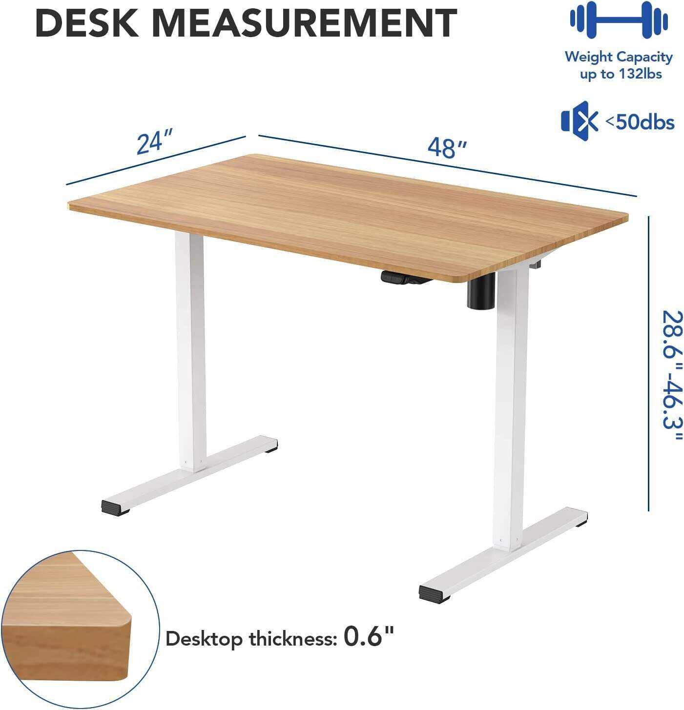 2024 New Electric Lift Computer Desk