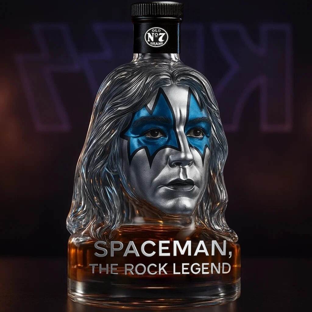 Ace Frehley Spaceman Whisky Bottle
