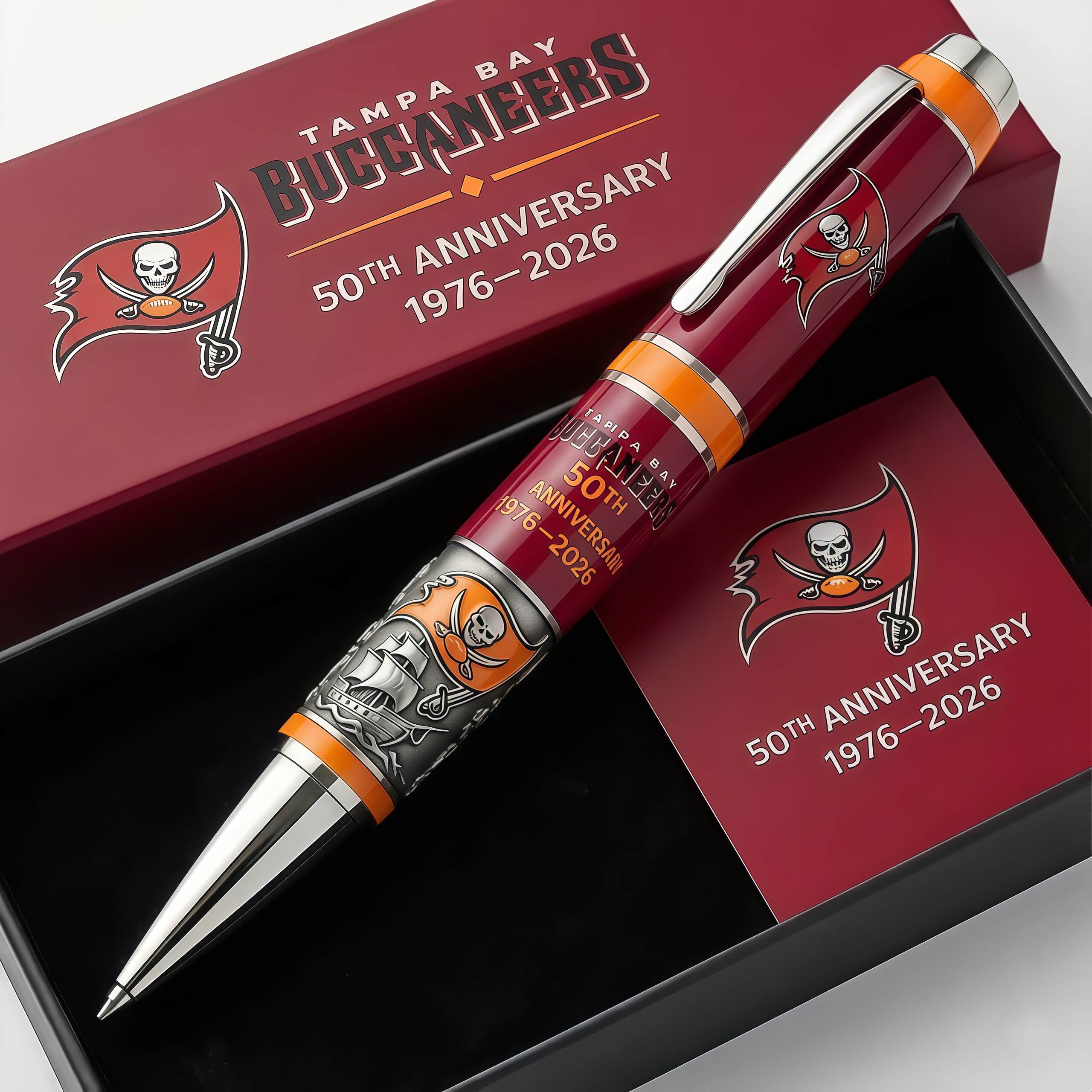 Tampa Bay Buccaneers 50th Anniversary Commemorative Pen