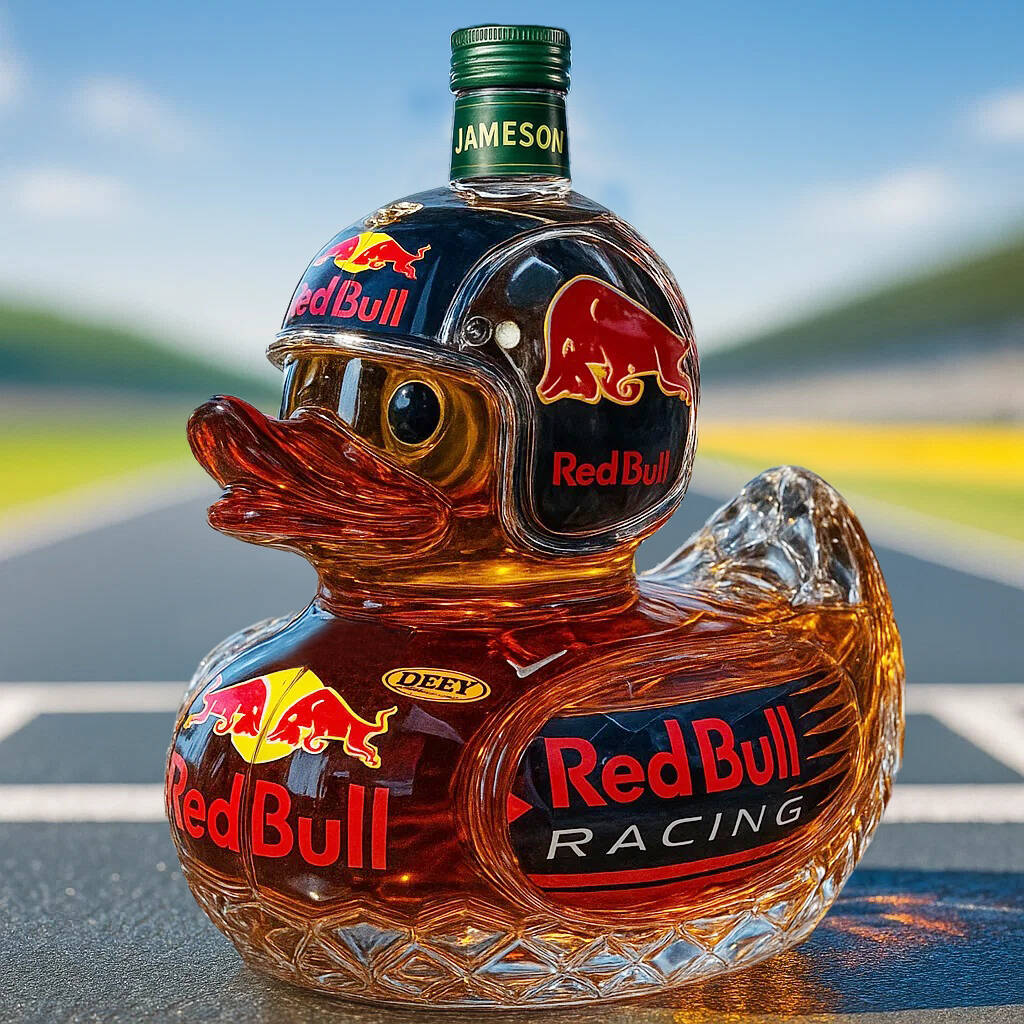 F1 Duck Whisky Bottle