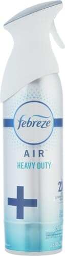 Febreze Air Freshener Heavy Duty Spray, Odor Fighter, Crisp Clean, 8.8 oz (Pack of 6)
