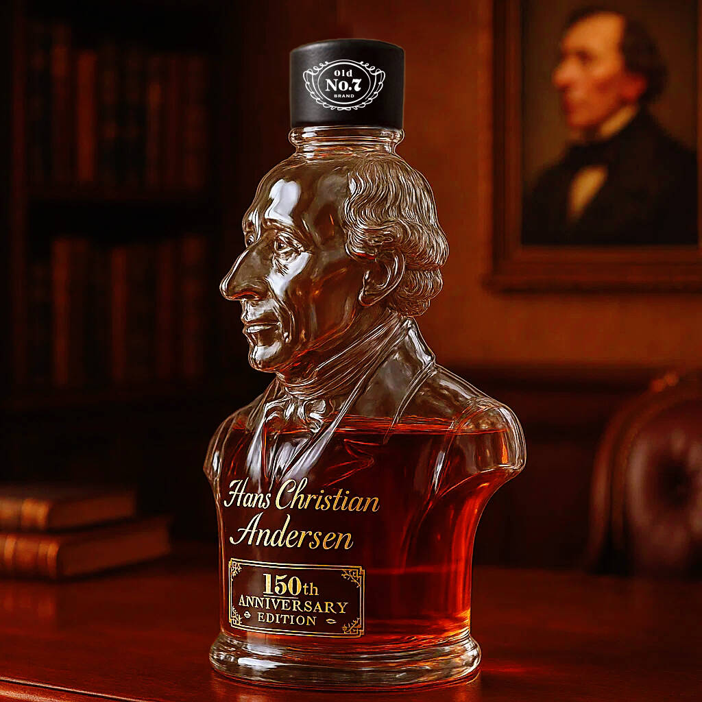 Hans Christian Andersen 150th Anniversary Whisky Bottle