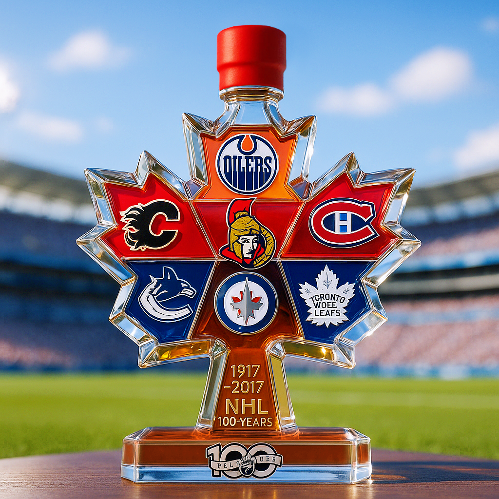 NHL 100th Anniversary Whiskey Bottle