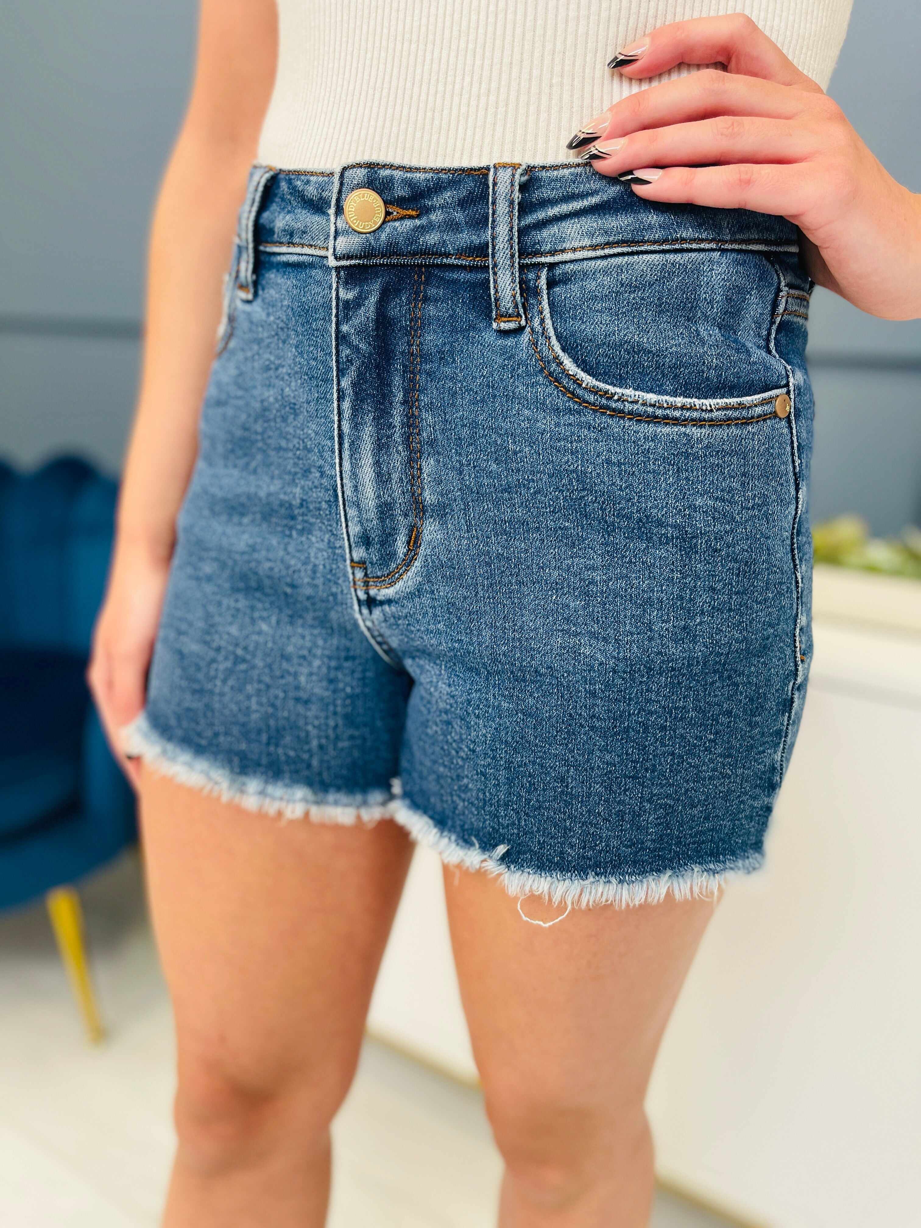 REG/CURVY Soak Up The Sun Cut Off Shorts