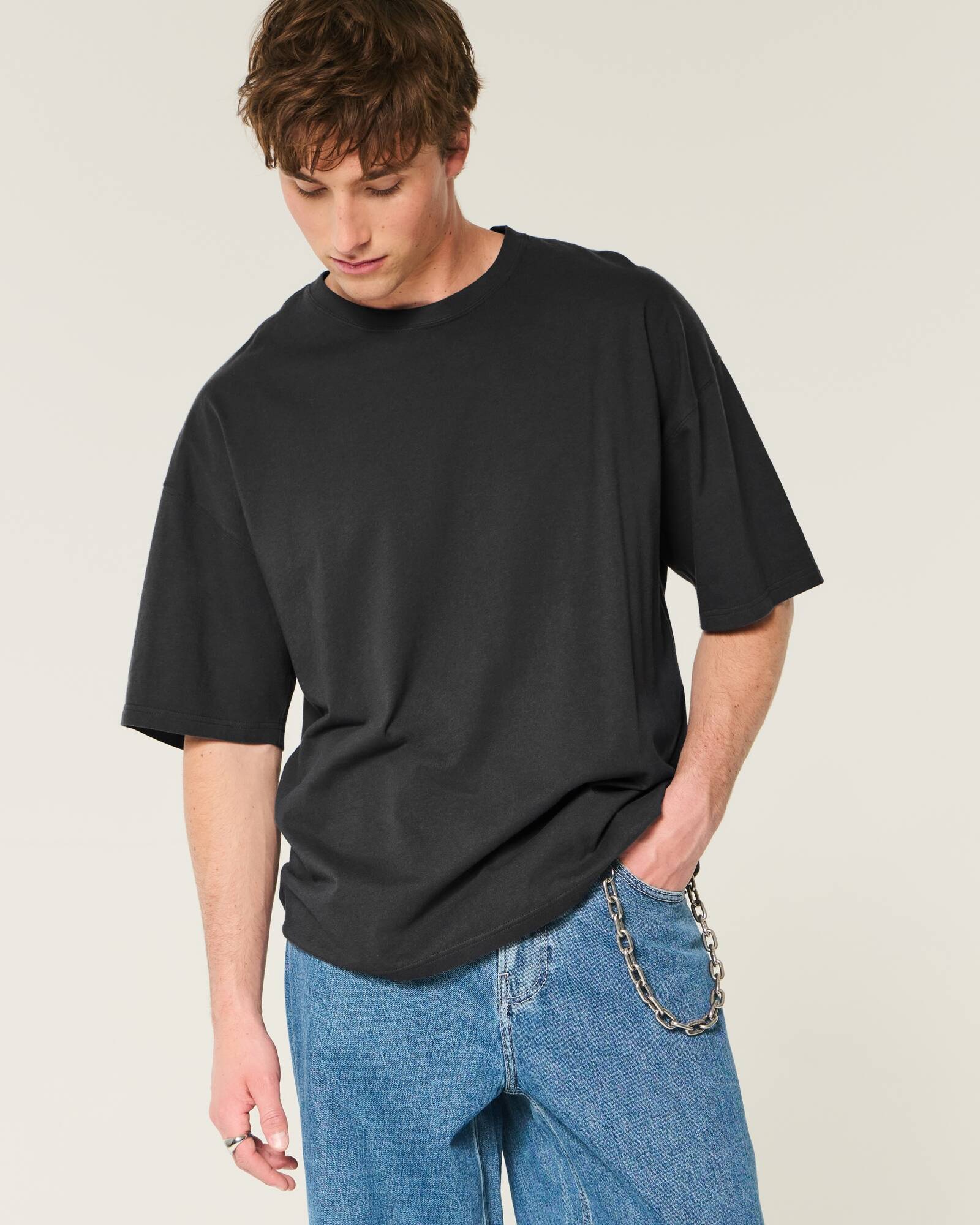 Baggy Cotton Crew T-Shirt