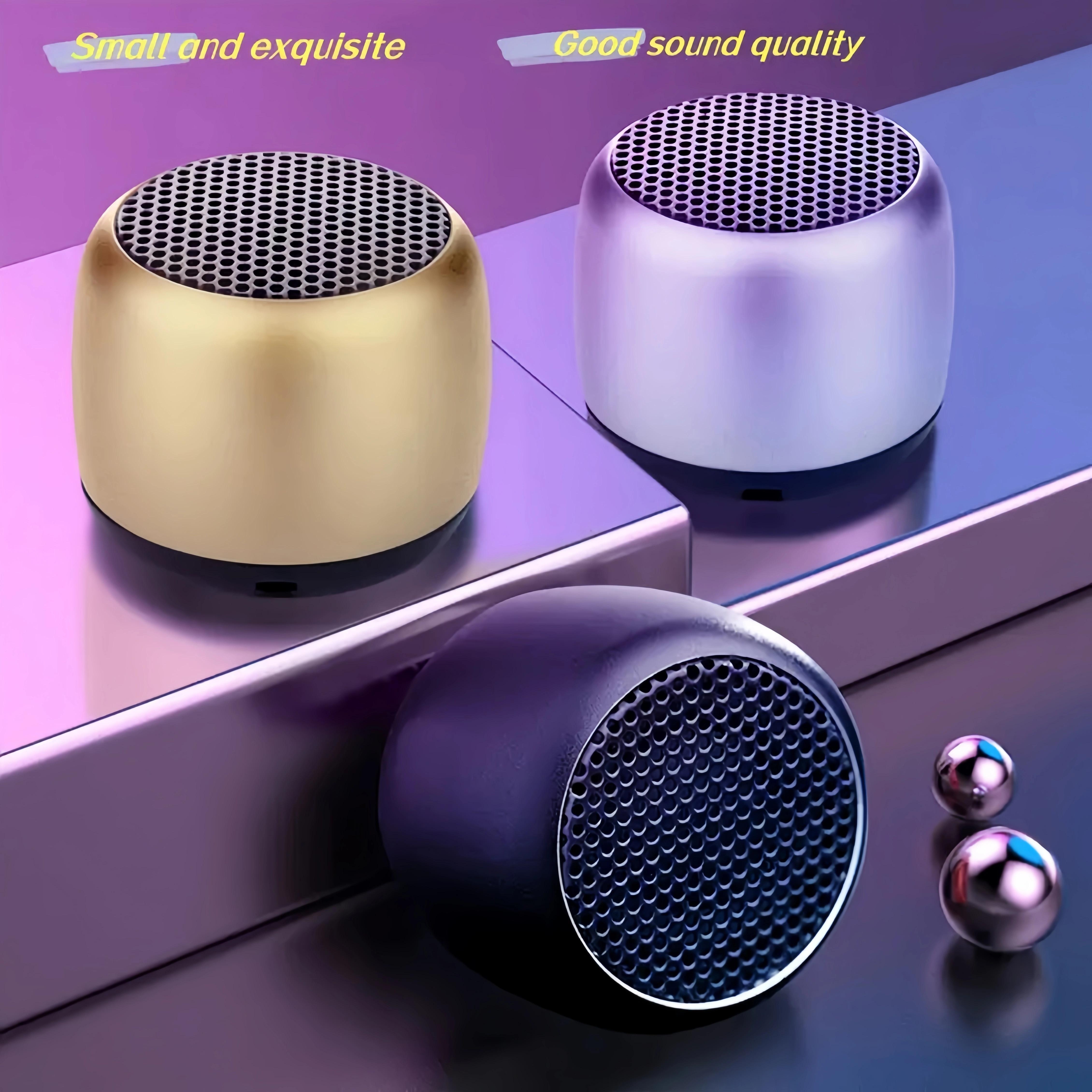 [Mini M1 Wireless Speaker] Wireless Mini M1 Speaker | Portable Music Player with Subwoofer, Sports Sound Box, Small Steel Cannon, for Any Smartphone