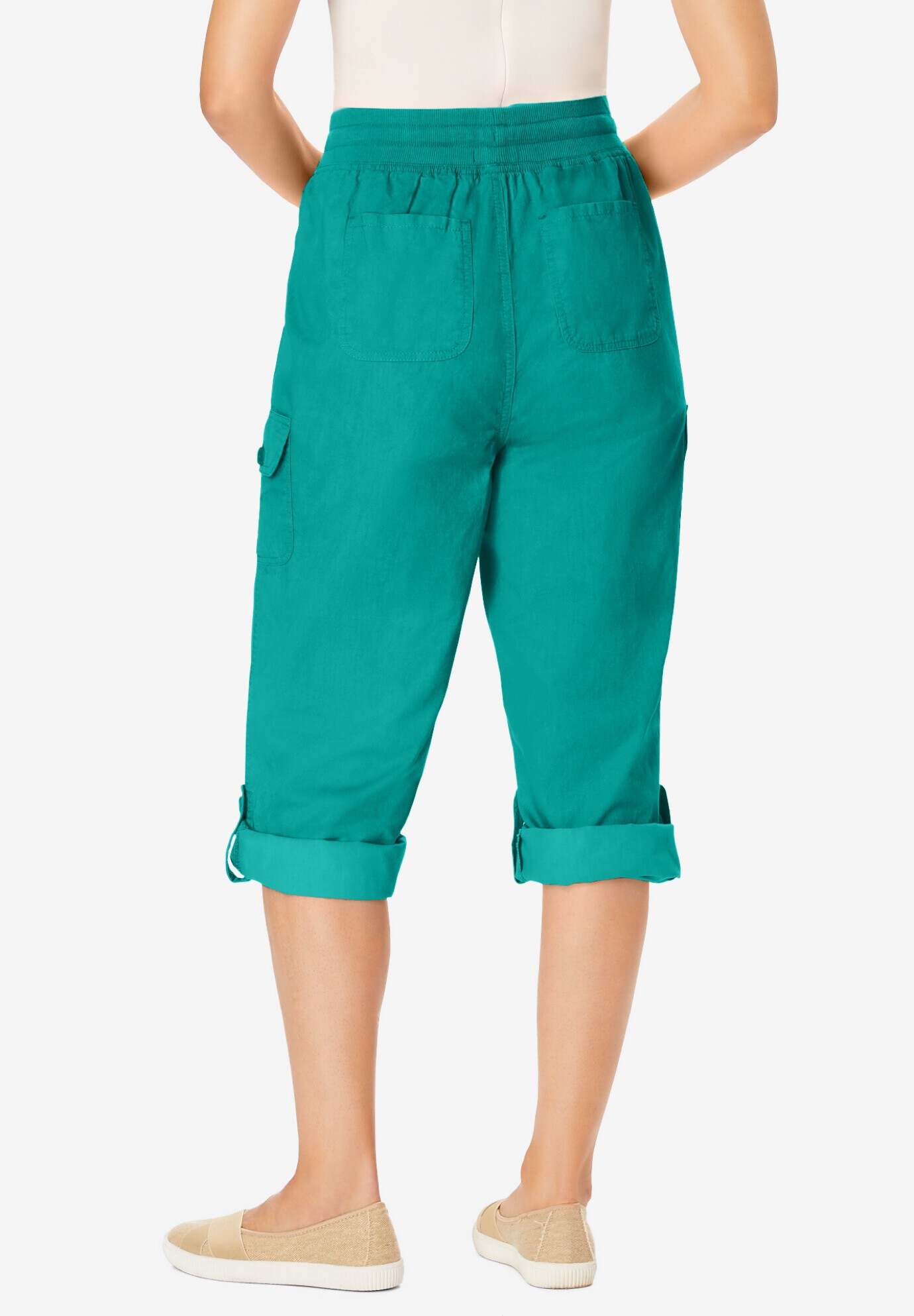 Convertible Length Cargo Capri Pant