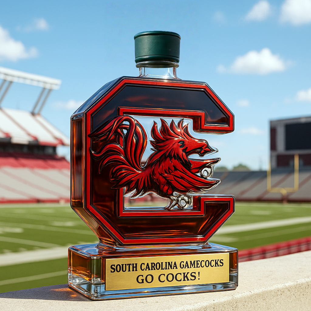 South Carolina Gamecocks Limited-Edition Whiskey Bottle