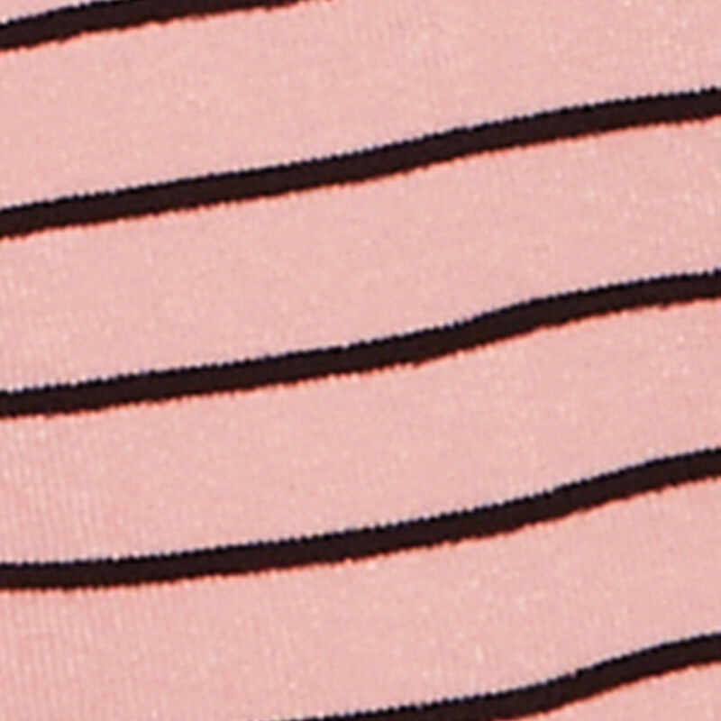 Trendy Striped Brushed Knit Flare Leg Pants