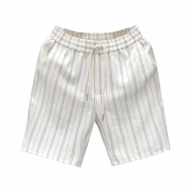 Striped Casual Shorts Men's Lightweight One Hundred Outer Wear Five Points