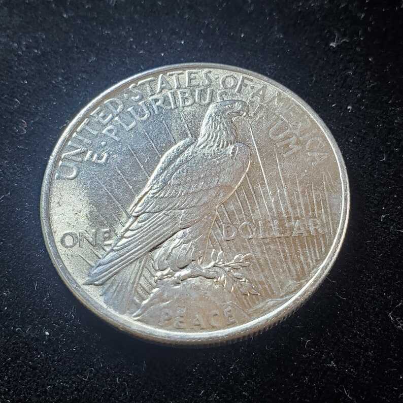 1924  Silver Peace Dollar BU   ! Lot# 966   Reg 79