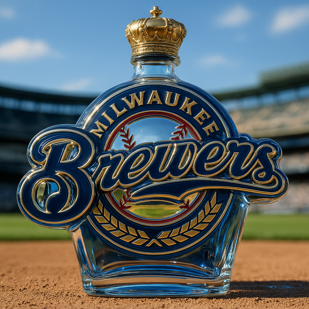Milwaukee Brewers Commemorative Whiskey Bottle