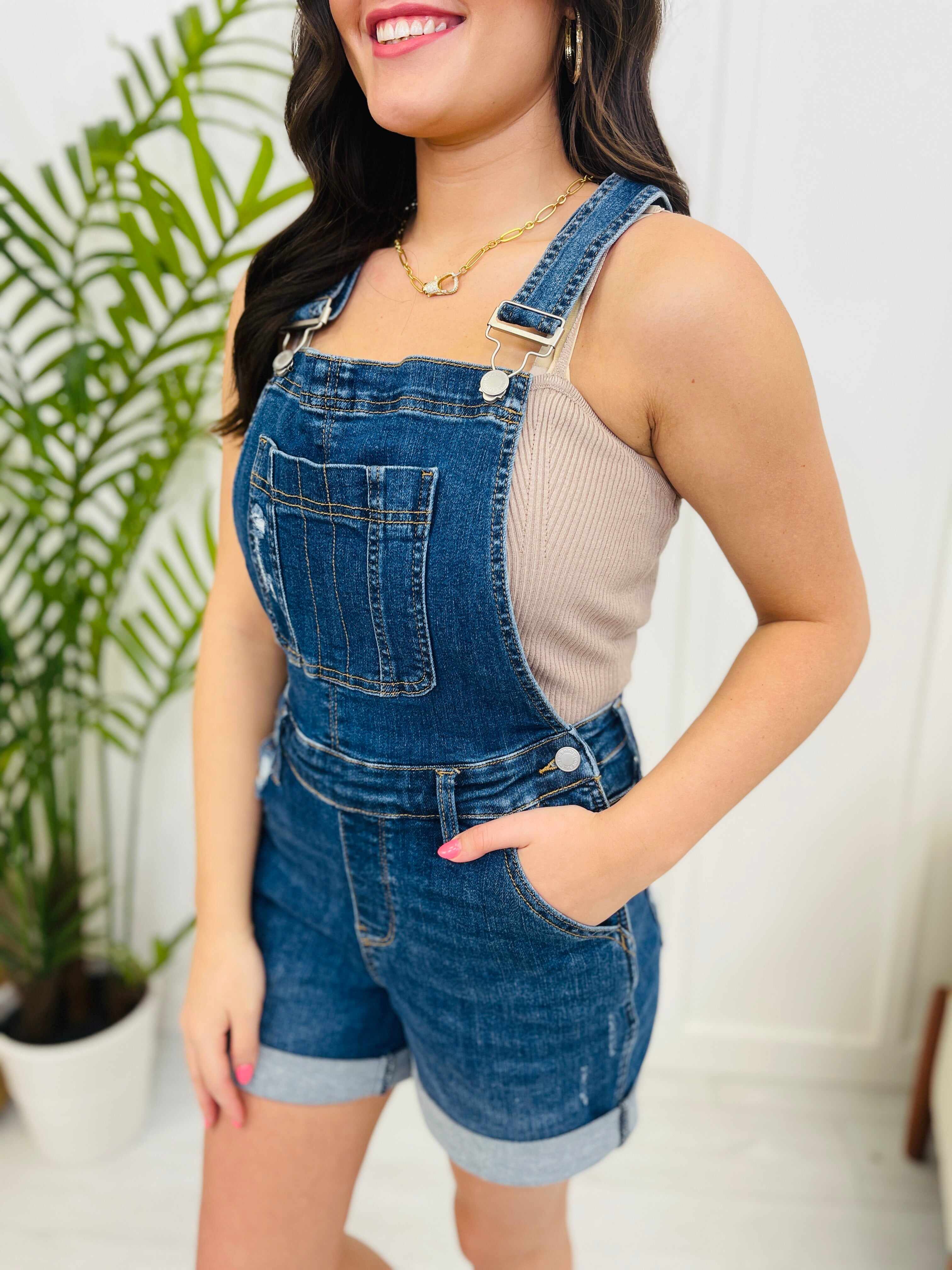 REG/CURVY Overachiever Double Cuff Overalls