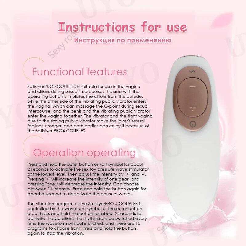 Satisfyer Pro4 Couples Sucking Vibrator – G-Spot & Clitoral