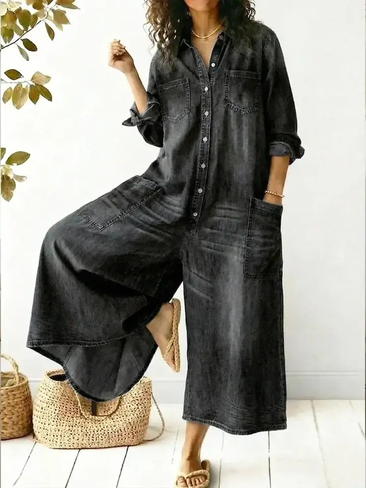 🔥Summer Arrivals🌟Women's Cozy And Casual Cotton Jumpsuit