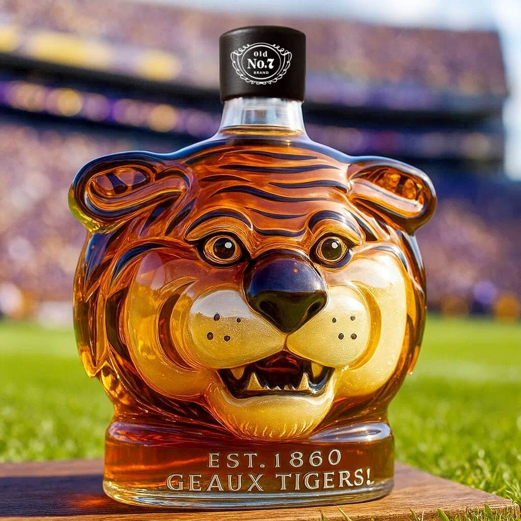 TIGERS Mascot Limited Edition Whisky Bottle