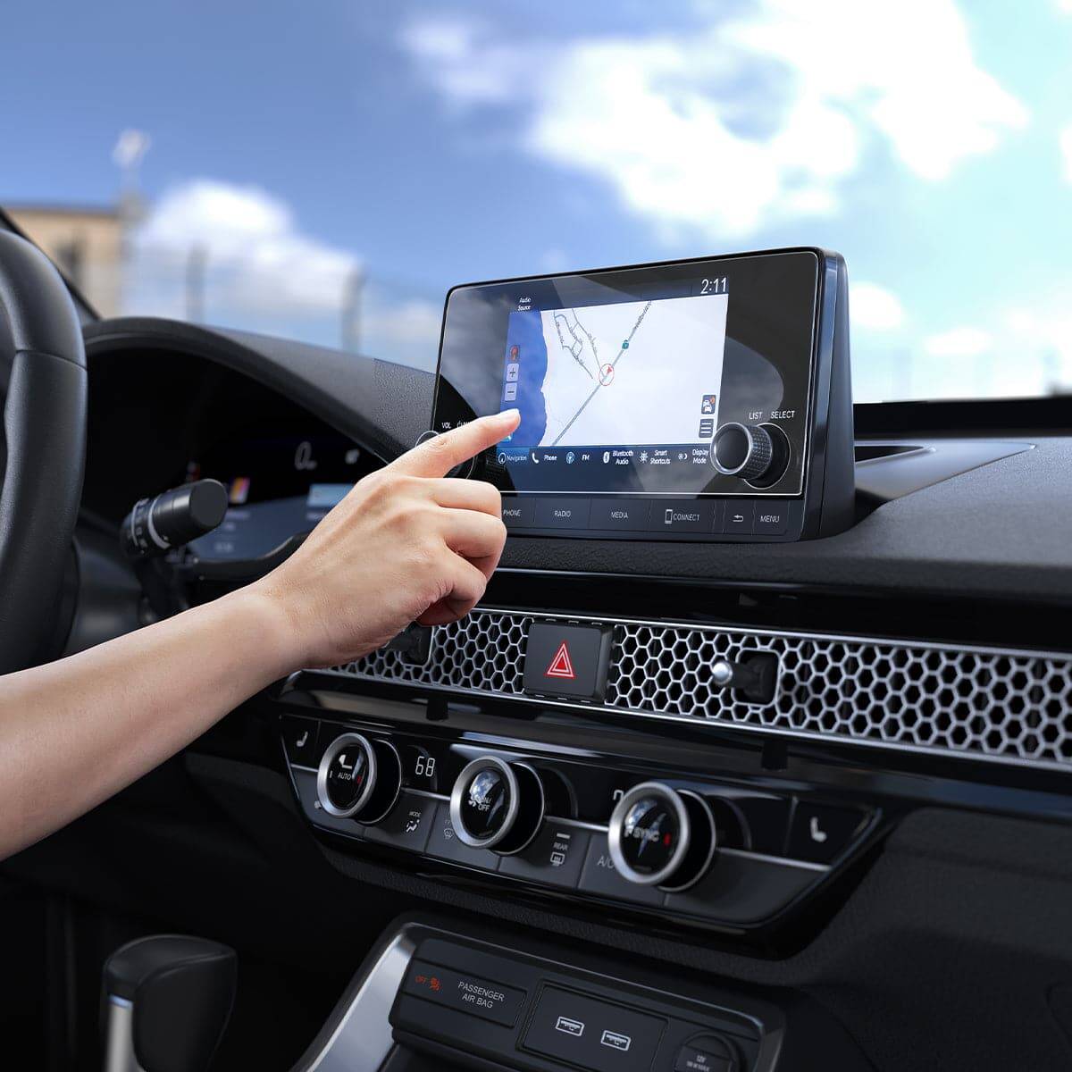 Honda Models - Screen Protector GLAS.tR SLIM | Anti-Glare