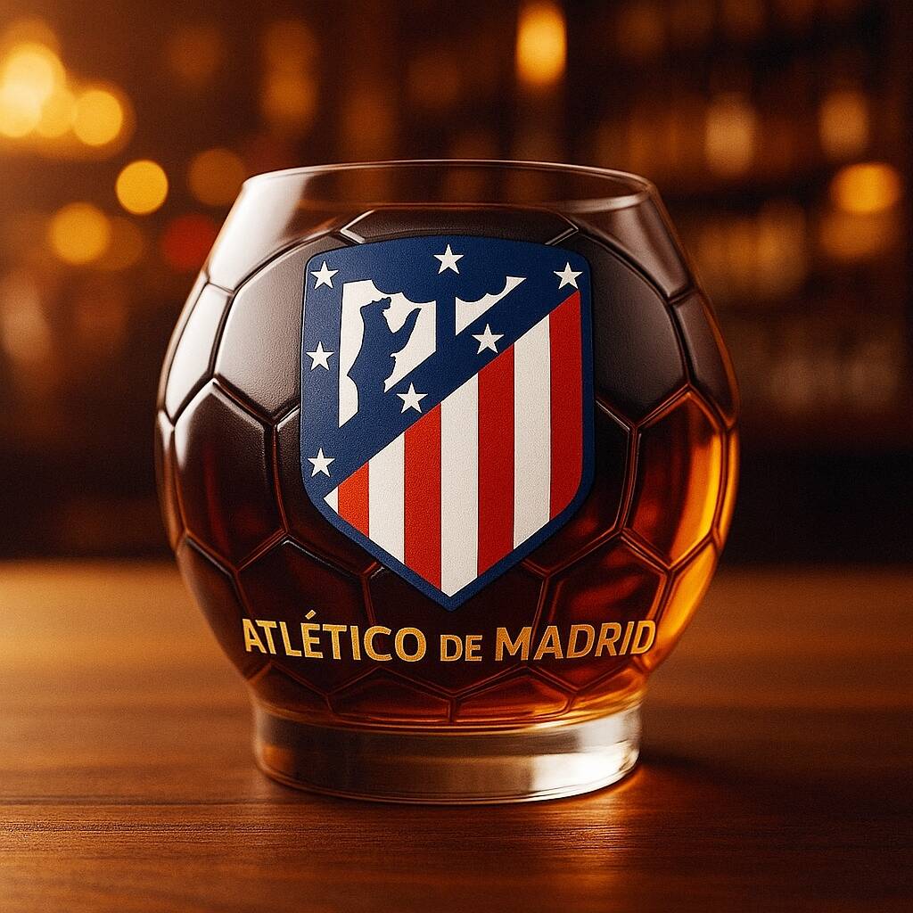 La Liga Football Whiskey Glass