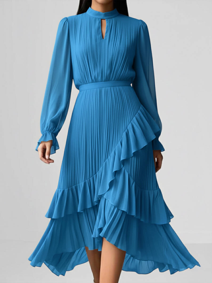 🔥Summer Arrivals🌟Elegant Pleated Chiffon Dress
