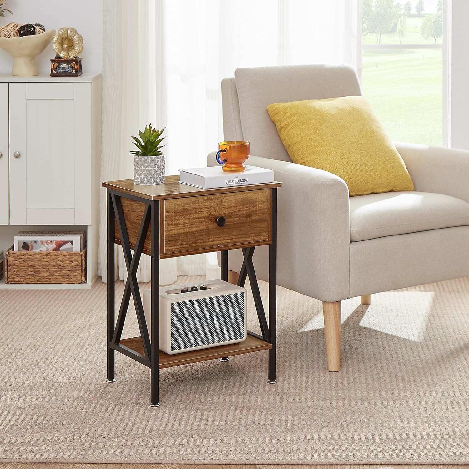 VECELO Nightstand Set of 2