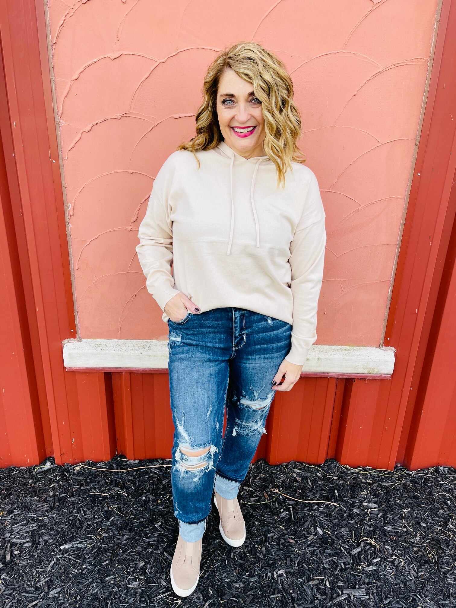 Plus/Reg Now Or Never Mid-Rise Boyfriend Jeans