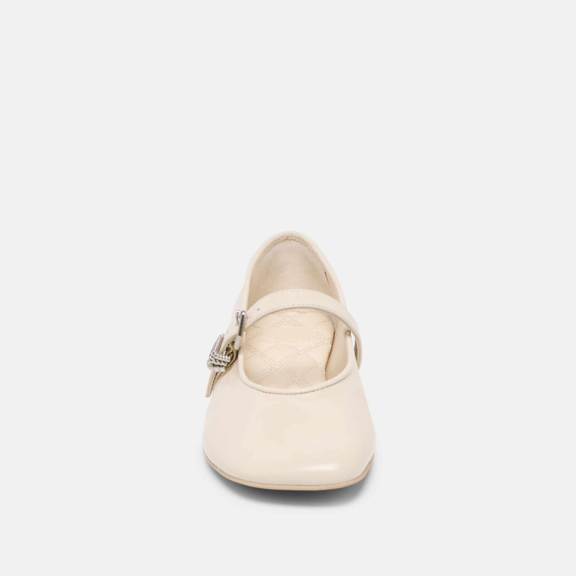 ALIZZA BALLET FLATS CREME CRINKLE PATENT