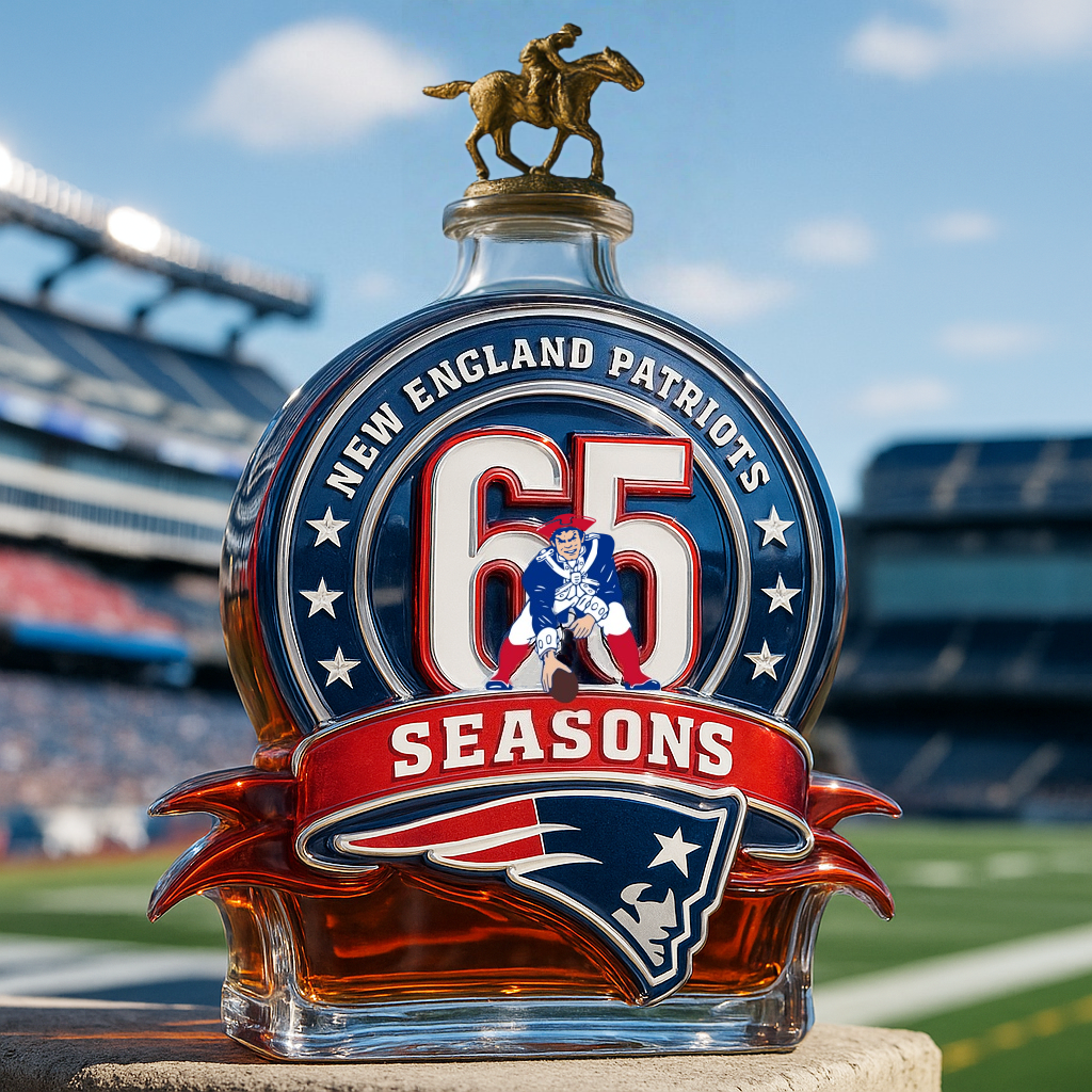 New England Patriots Limited Edition Whiskey Bottle