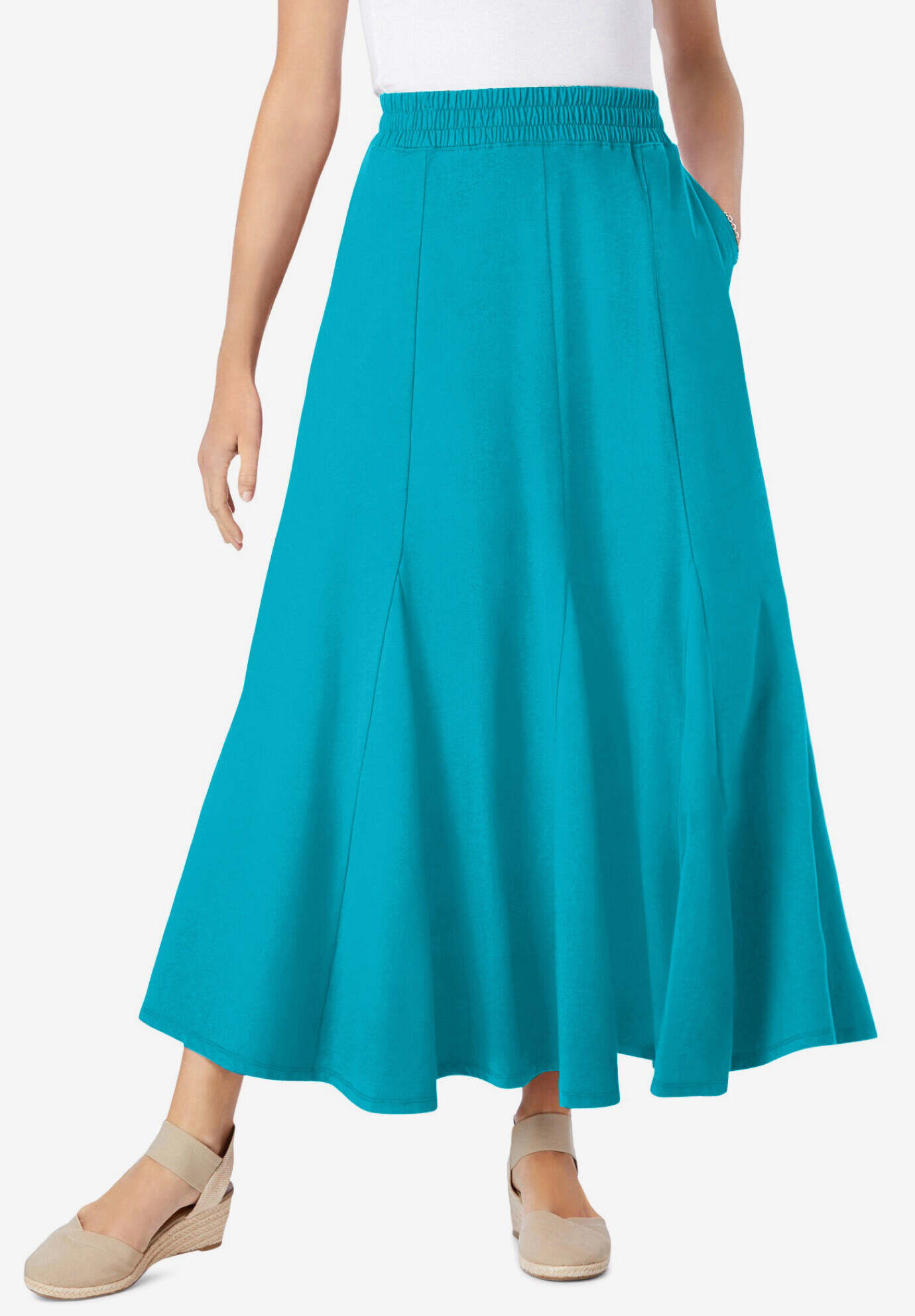 Knit Panel Skirt