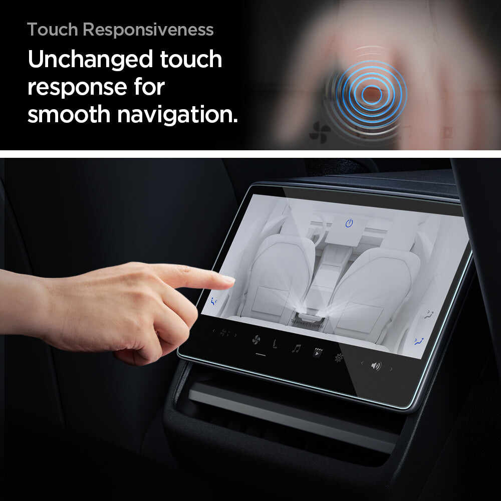 Tesla Series - Screen Protector GLAS.tR SLIM | Anti-Glare (Rear) Highland